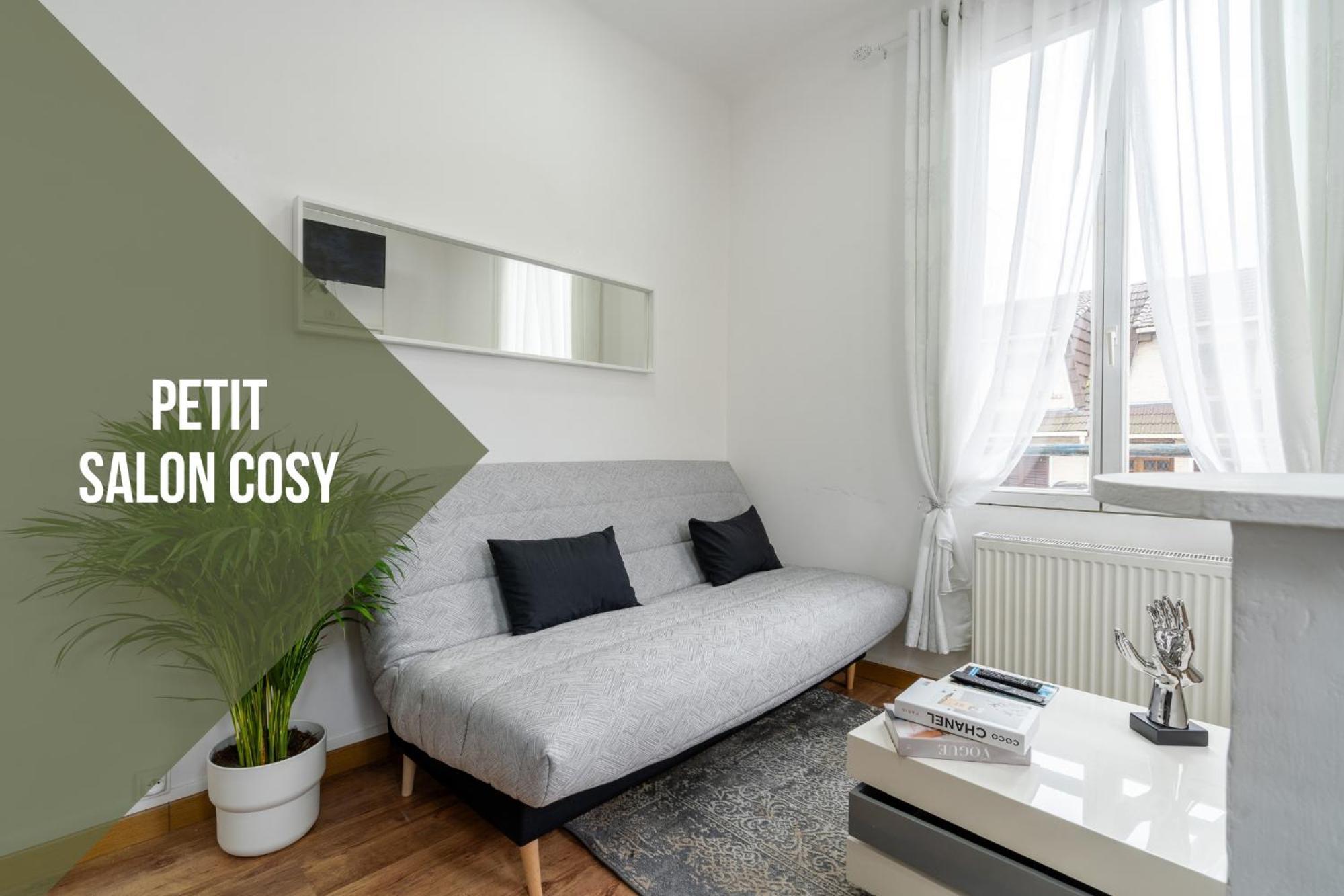 Ferienwohnung Cocon Douillet, Proche Gare, Wifi Drancy Exterior foto
